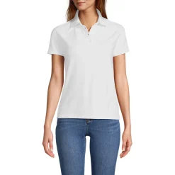 Piqué-Poloshirt SLIM FIT mit kurzen Ärmeln für Damen