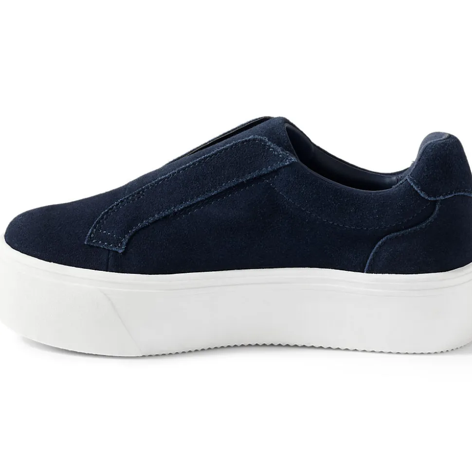 Plateau-Sneaker aus Veloursleder für Damen