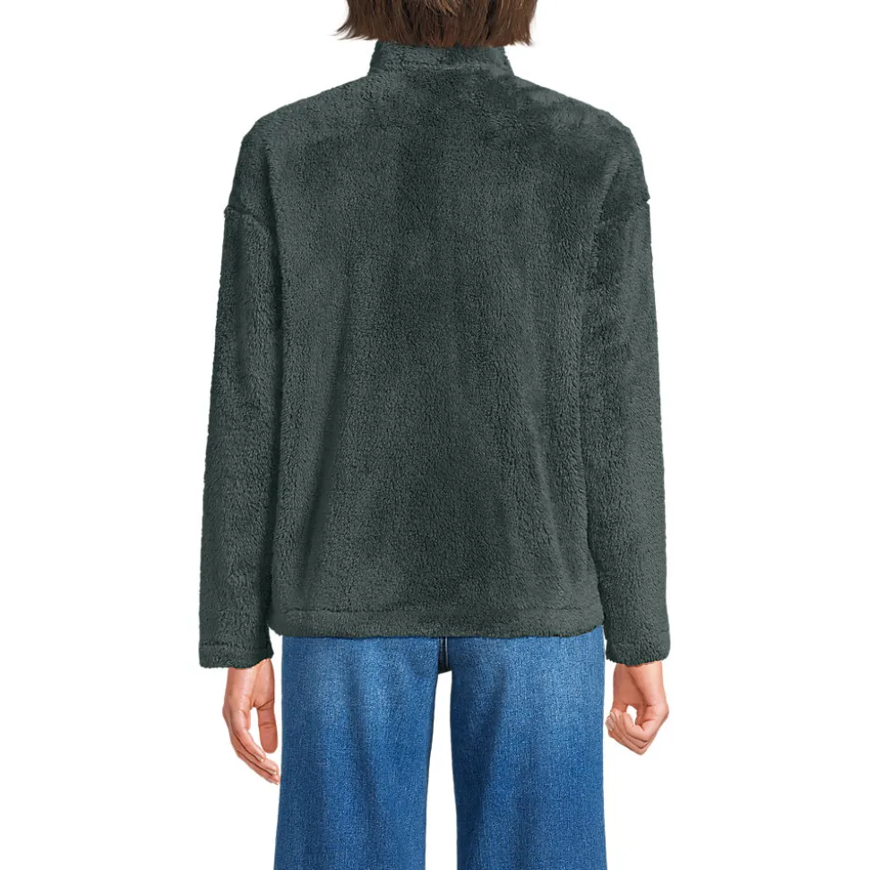 Plüschfleece-Jacke für Damen