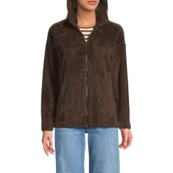 Plüschfleece-Jacke für Damen