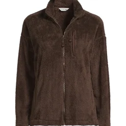 Plüschfleece-Jacke für Damen