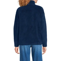 Plüschfleece-Jacke für Damen