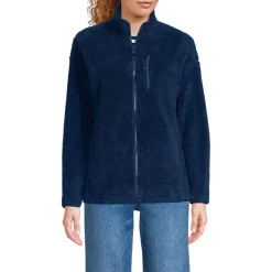 Plüschfleece-Jacke für Damen