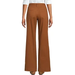 5-Pocket-Chinos mit weitem Bein für Damen