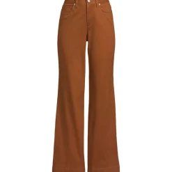 5-Pocket-Chinos mit weitem Bein für Damen