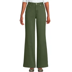 5-Pocket-Chinos mit weitem Bein für Damen