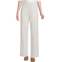 5-Pocket-Chinos mit weitem Bein für Damen