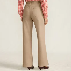 5-Pocket-Chinos mit weitem Bein für Damen