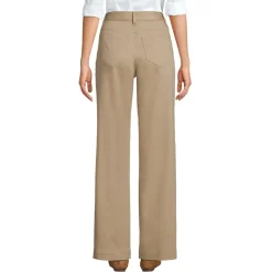 5-Pocket-Chinos mit weitem Bein für Damen
