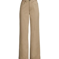 5-Pocket-Chinos mit weitem Bein für Damen