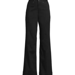5-Pocket-Chinos mit weitem Bein für Damen