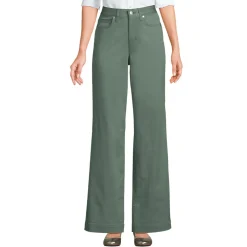 5-Pocket-Chinos mit weitem Bein für Damen