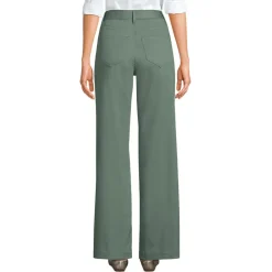 5-Pocket-Chinos mit weitem Bein für Damen