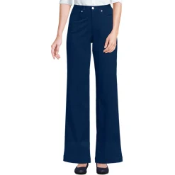 5-Pocket-Chinos mit weitem Bein für Damen
