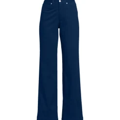 5-Pocket-Chinos mit weitem Bein für Damen