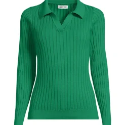 Polopullover aus Seidenmix