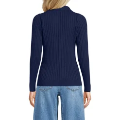 Polopullover aus Seidenmix