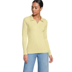 Polopullover aus Seidenmix