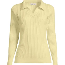 Polopullover aus Seidenmix