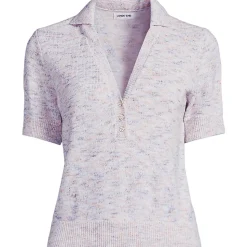 Polopullover mit kurzen Ärmeln für Damen