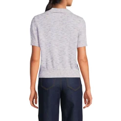Polopullover mit kurzen Ärmeln für Damen
