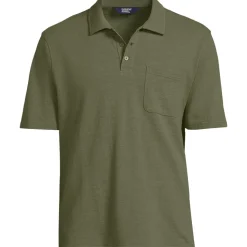 Poloshirt aus Baumwoll/Leinenmix für Herren