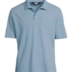 Poloshirt aus Baumwoll/Leinenmix für Herren