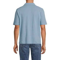 Poloshirt aus Baumwoll/Leinenmix für Herren