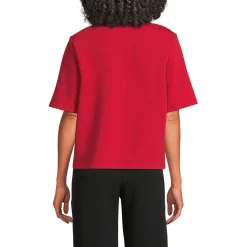 Polo-Shirt Soft Luxe mit offenem Ausschnitt für Damen