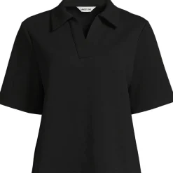 Polo-Shirt Soft Luxe mit offenem Ausschnitt für Damen