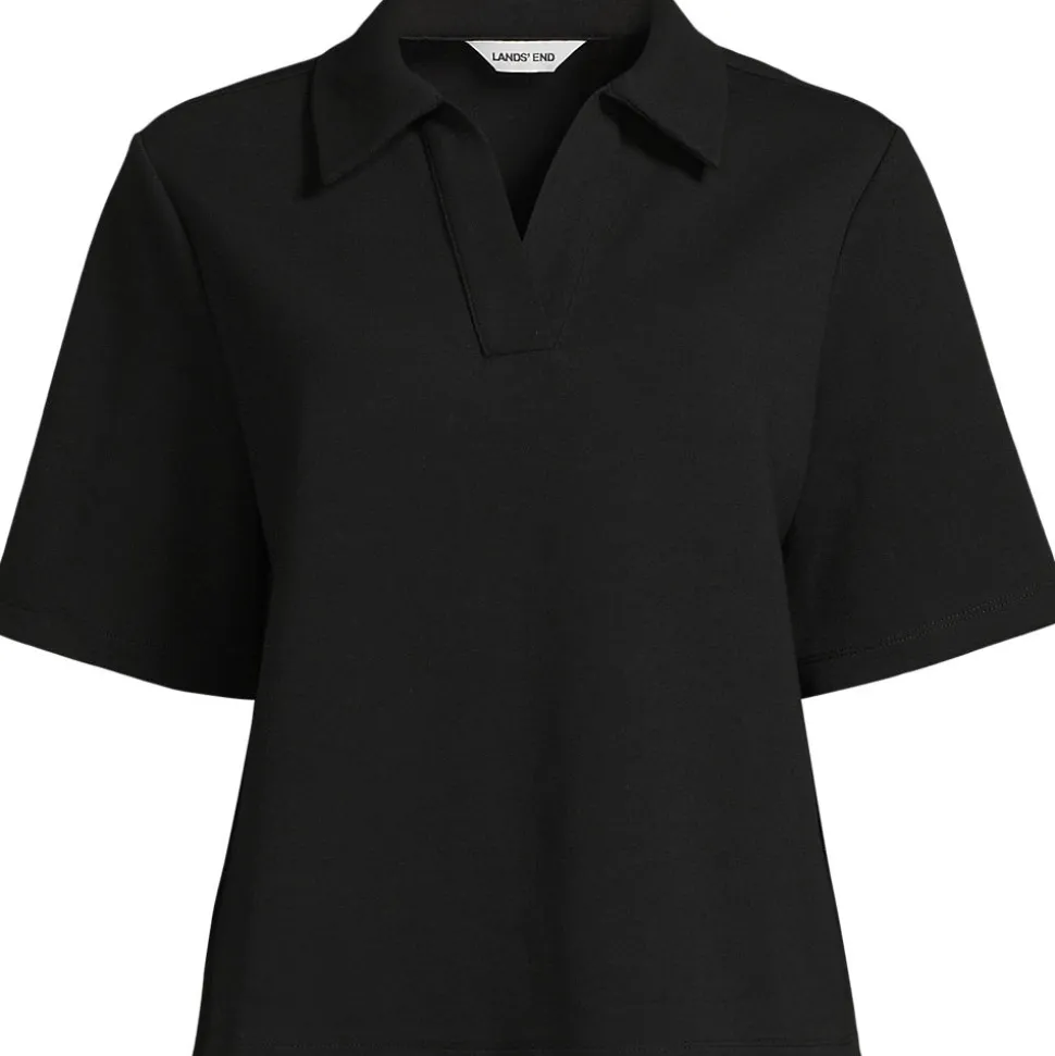 Polo-Shirt Soft Luxe mit offenem Ausschnitt für Damen