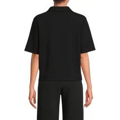 Polo-Shirt Soft Luxe mit offenem Ausschnitt für Damen