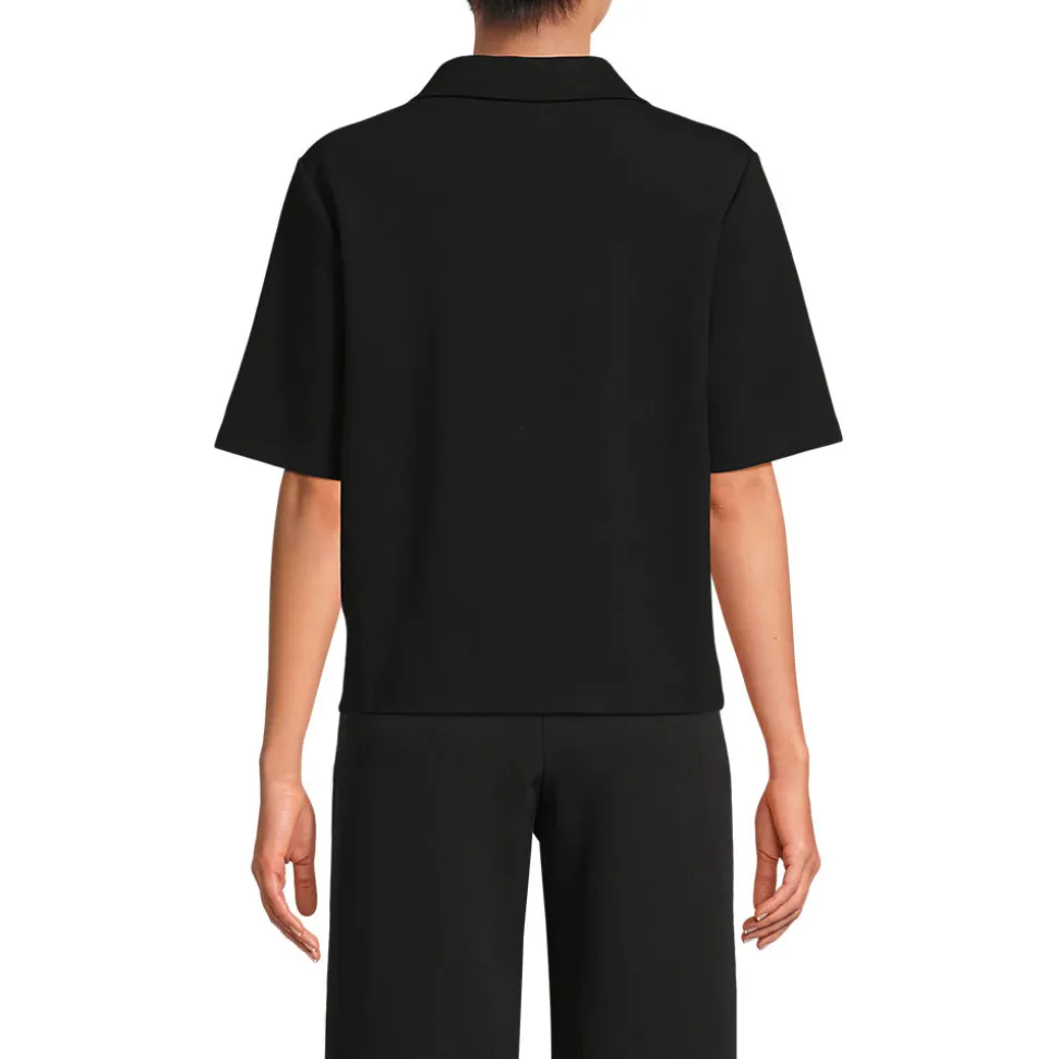 Polo-Shirt Soft Luxe mit offenem Ausschnitt für Damen