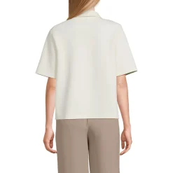 Polo-Shirt Soft Luxe mit offenem Ausschnitt für Damen