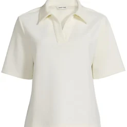 Polo-Shirt Soft Luxe mit offenem Ausschnitt für Damen