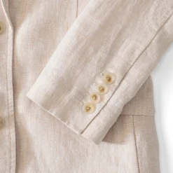 Premium Reinleinen-Blazer für Damen