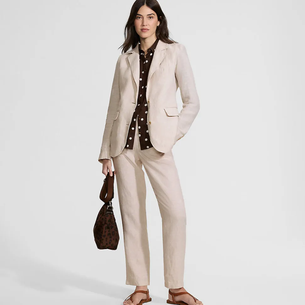 Premium Reinleinen-Blazer für Damen