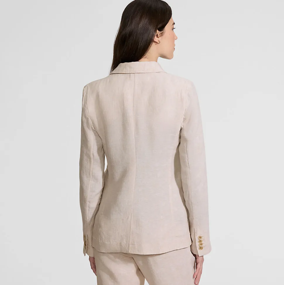 Premium Reinleinen-Blazer für Damen