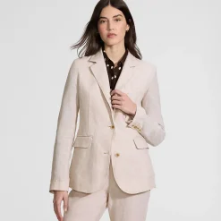Premium Reinleinen-Blazer für Damen