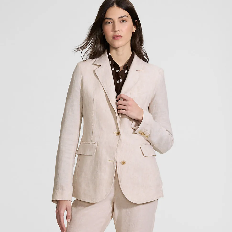 Premium Reinleinen-Blazer für Damen
