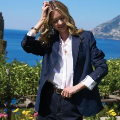 Premium Reinleinen-Blazer für Damen