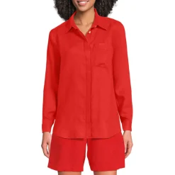 Premium Reinleinen-Bluse für Damen