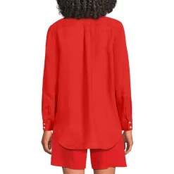 Premium Reinleinen-Bluse für Damen