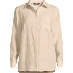 Premium Reinleinen-Bluse für Damen