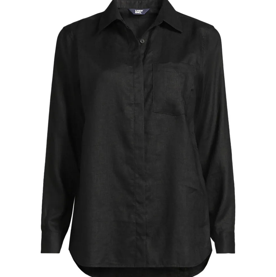 Premium Reinleinen-Bluse für Damen