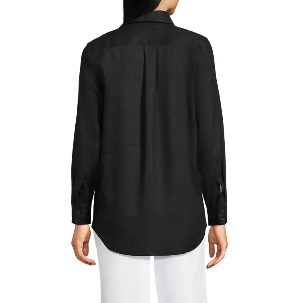 Premium Reinleinen-Bluse für Damen