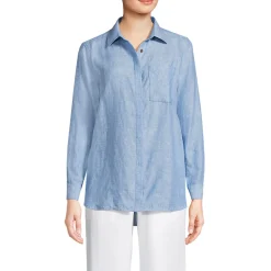 Premium Reinleinen-Bluse für Damen