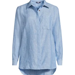 Premium Reinleinen-Bluse für Damen