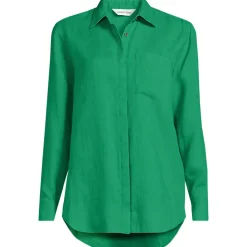 Premium Reinleinen-Bluse für Damen