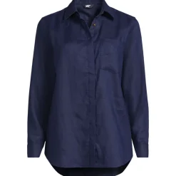 Premium Reinleinen-Bluse für Damen